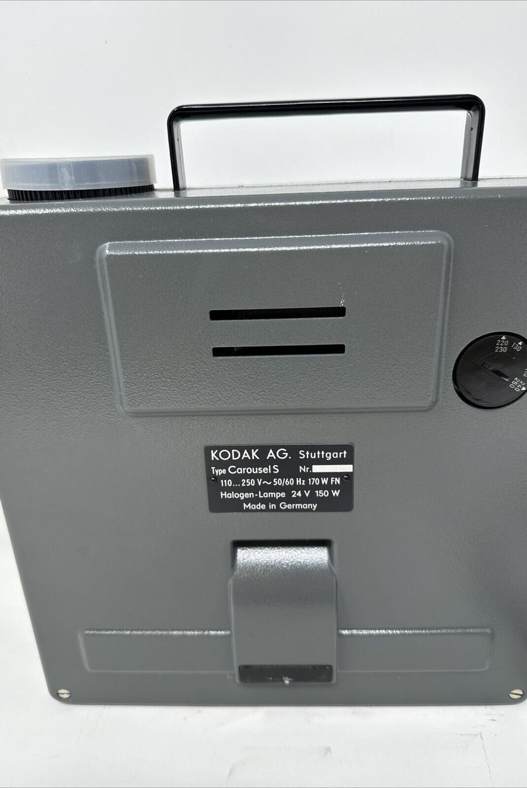 Kodak Carousel S - 35mm Slide Projector with 100mm Lens, Remote, Case GERMAN!!