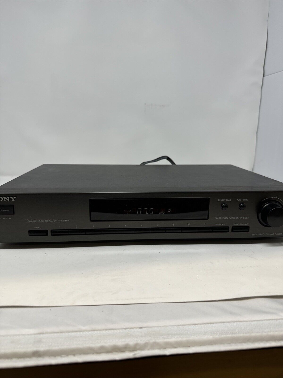 SONY FM-AM Stereo Tuner Fully Functional Vintage 90s Audio