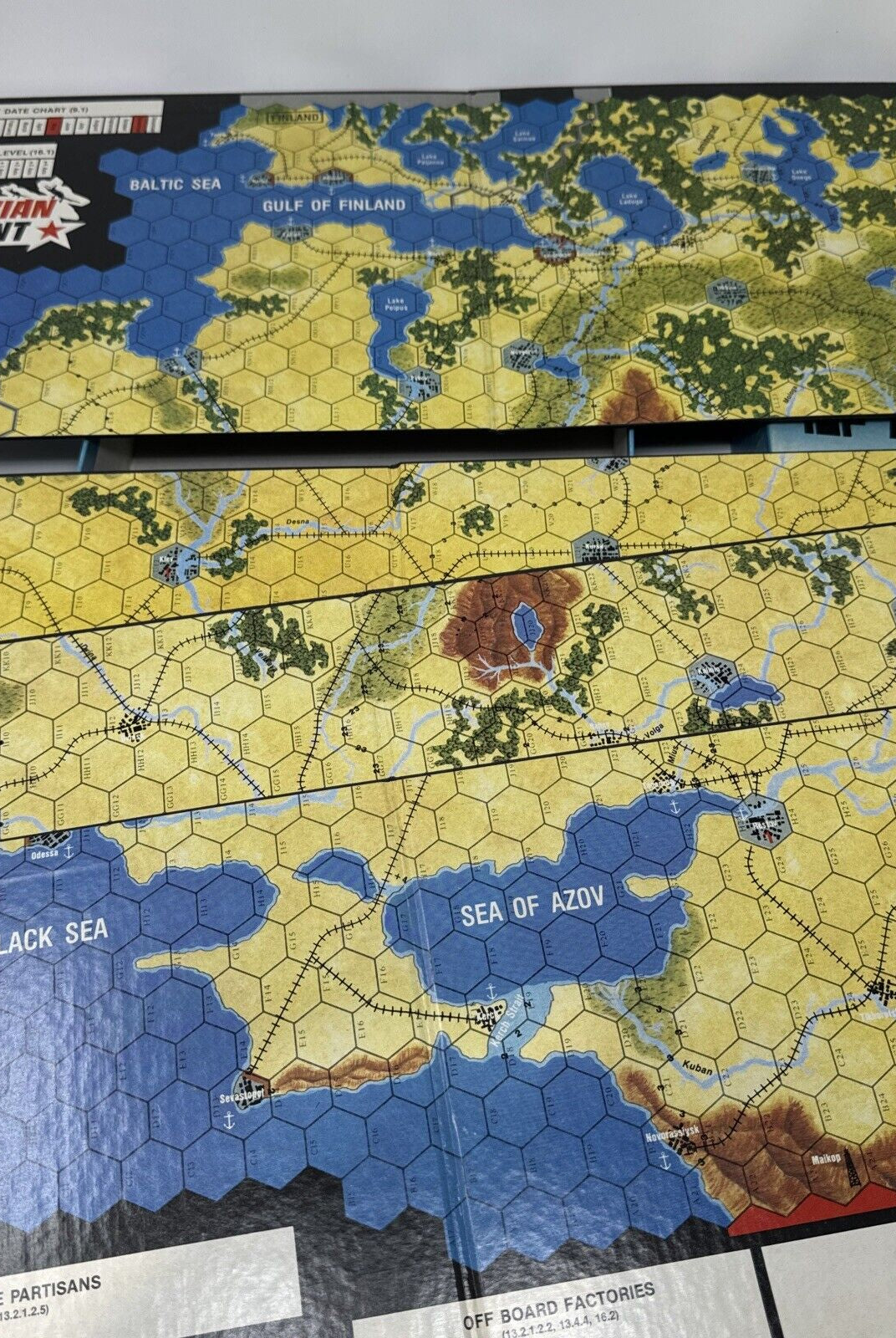 Avalon Hill WWII Russian Front Box VG/VG+