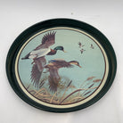 1981 Avon Chesapeake Collection Mallards in Flight Metal Tray Cabin Decor 12"