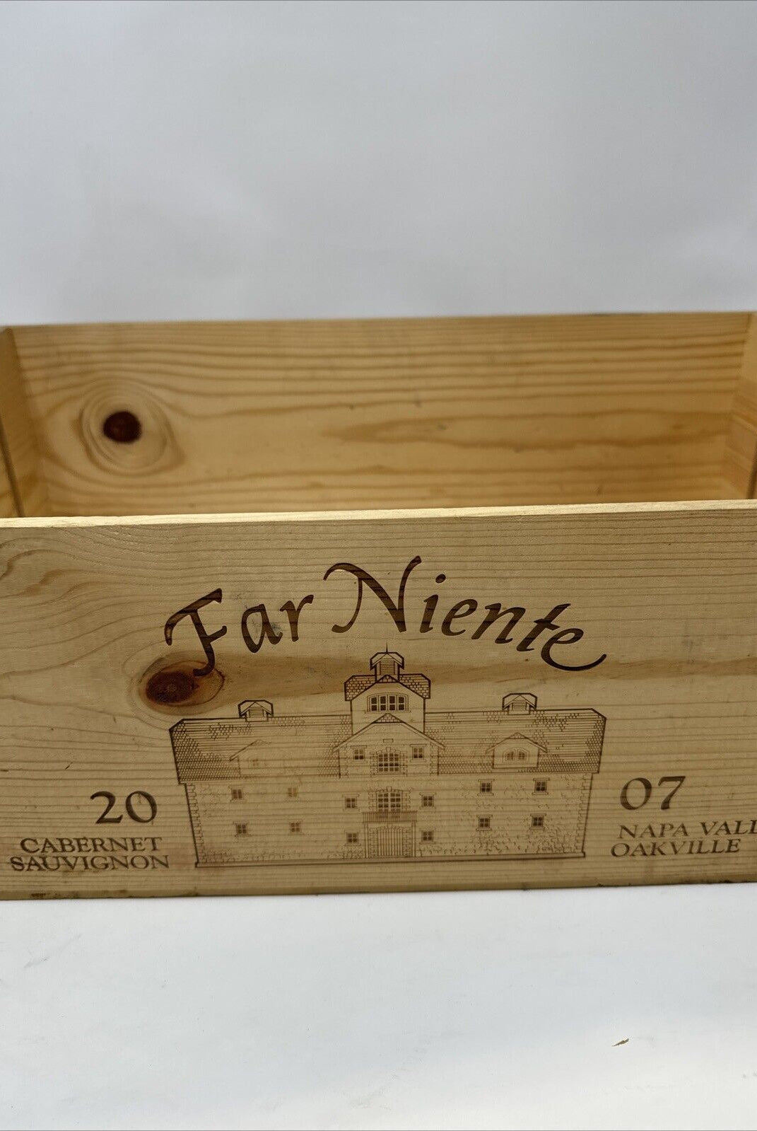 Wood Wine Box Far Niente