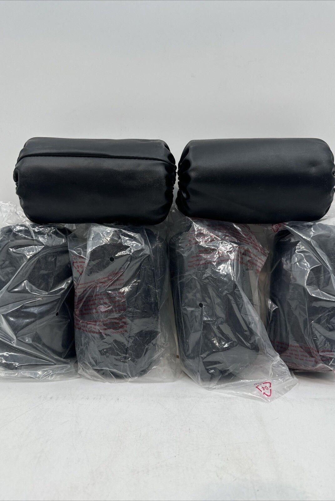 6 Pack Foam Foot Pads Rollers Replacement for Bench Exercise Machines Leather