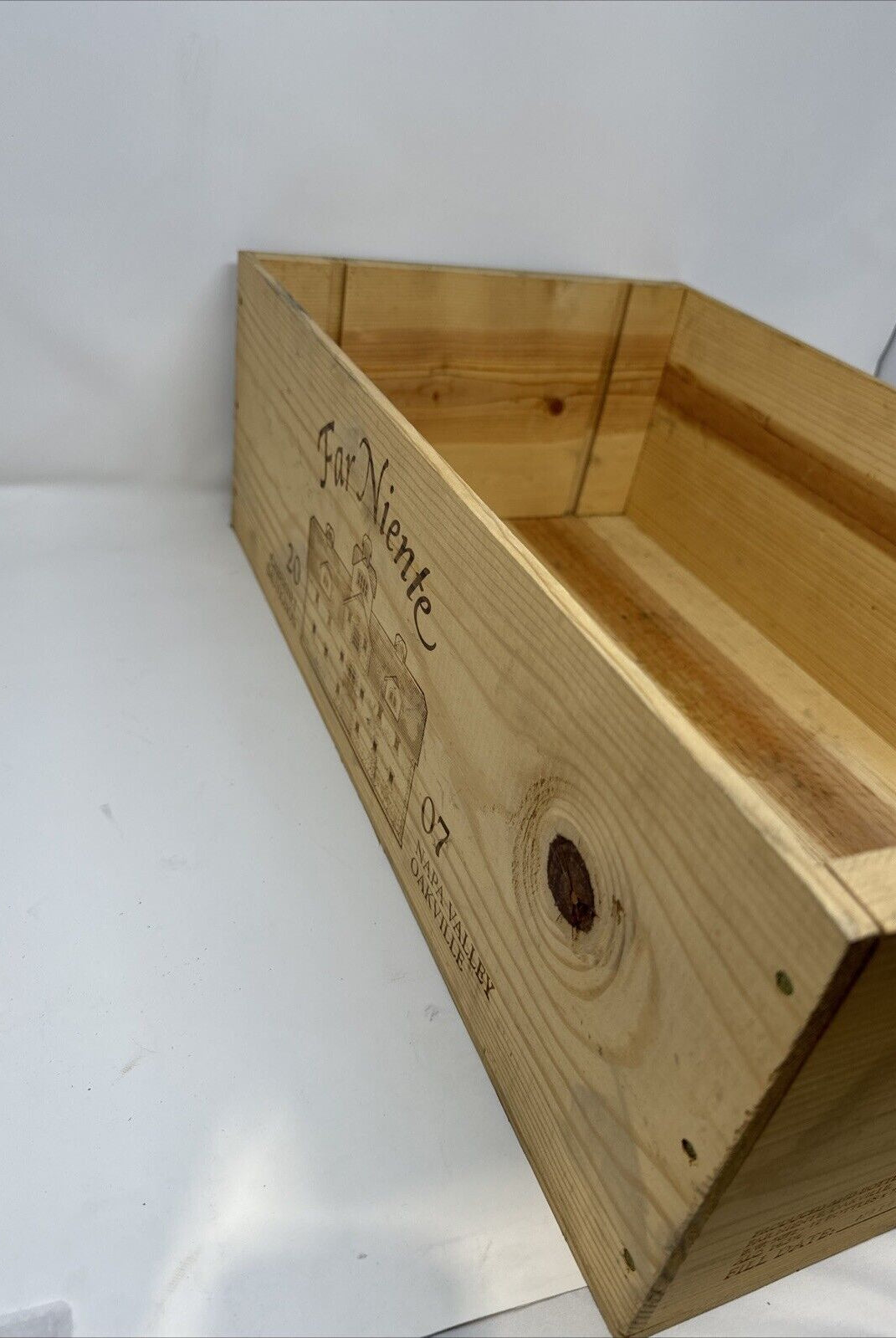 Wood Wine Box Far Niente