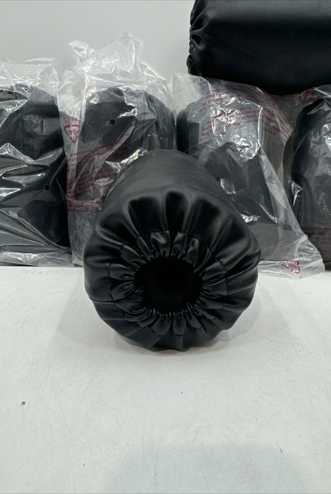 6 Pack Foam Foot Pads Rollers Replacement for Bench Exercise Machines Leather