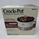 Rival 2-quart Slow Cooker Crock Pot  3122CH Chili Pepper Design