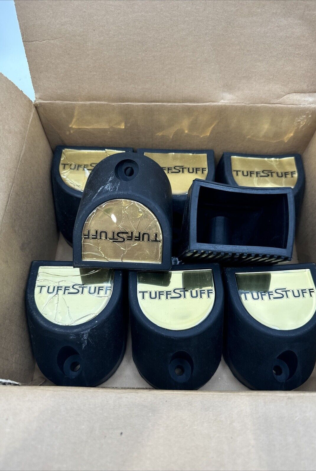 8 Pack Rubber Replacement Caps for Bench Exercise Machines TUFF STUFF