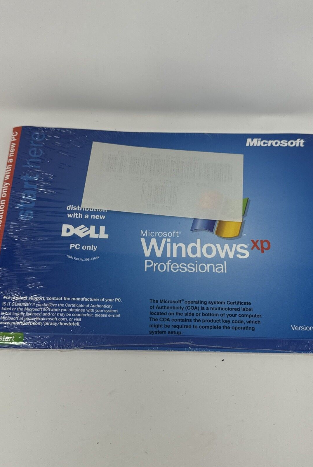 Windows XP Professional 2002 Version BRAND NEW SEALED