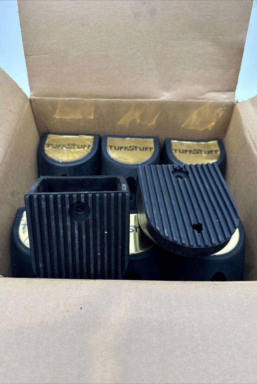 8 Pack Rubber Replacement Caps for Bench Exercise Machines TUFF STUFF