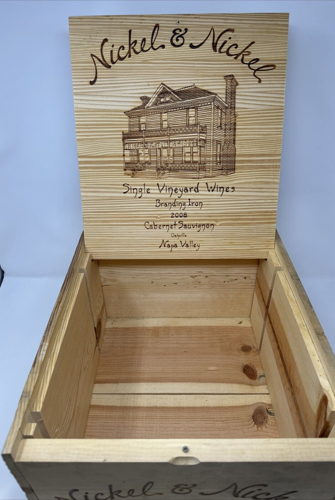 2008 NICKEL & NICKEL WOOD WINE BOX QUARRY VINEYARD CABERNET SAUVIGNON RUTHERFORD