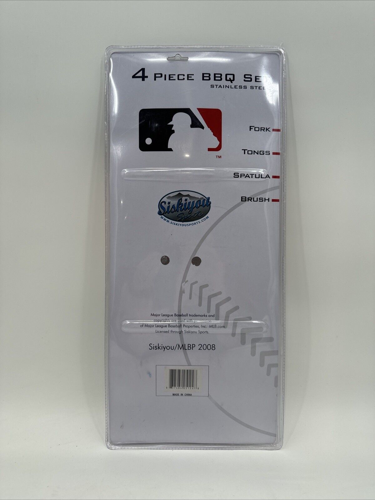 San Francisco Giants 4 Piece BBQ Grill Tools Utensil Set NEW