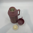 RETRO VTG 80s,90s THERMOS INSULATED NARROW NECK VAC BOTTLE FOOD JAR 32oz PINK
