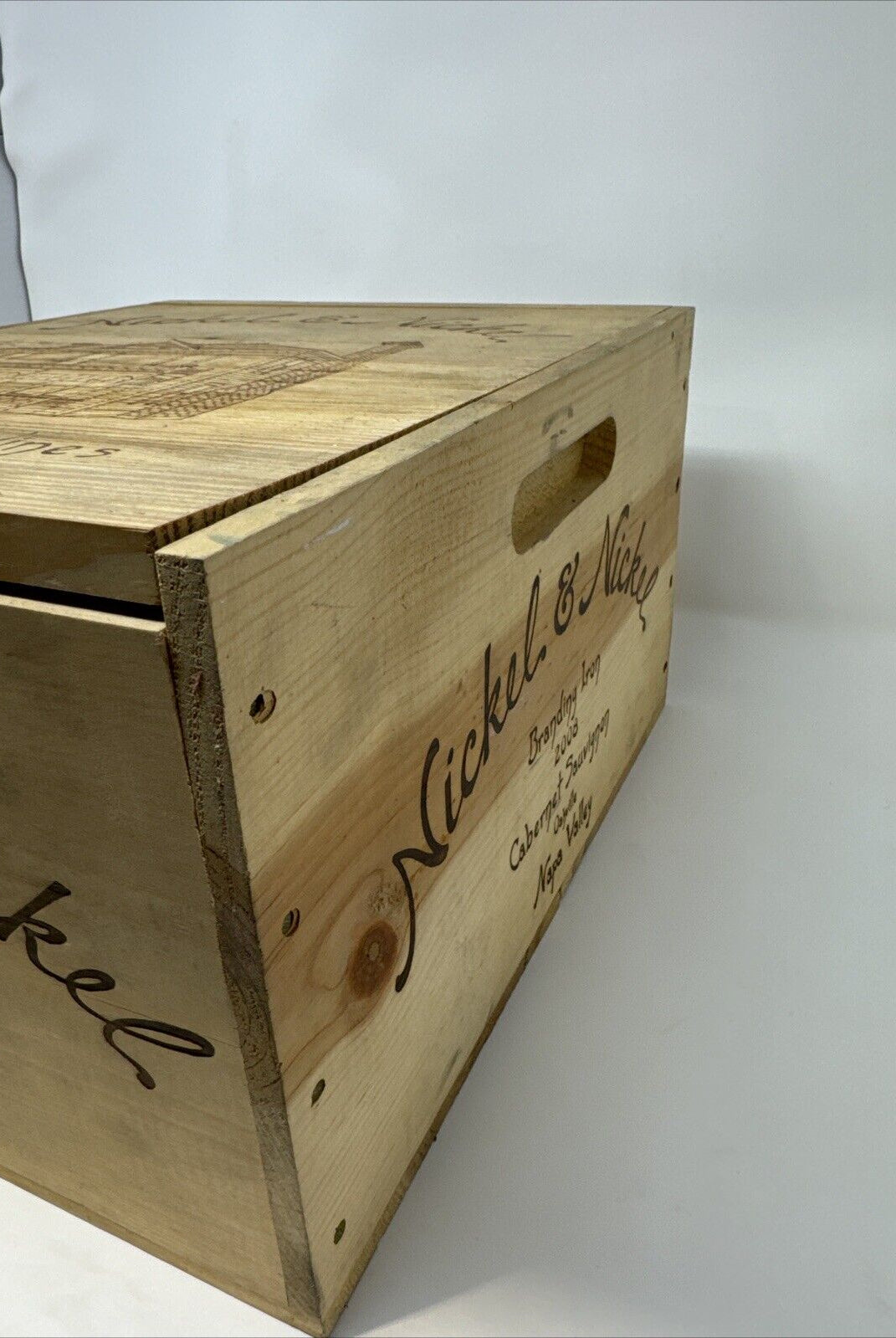 2008 NICKEL & NICKEL WOOD WINE BOX QUARRY VINEYARD CABERNET SAUVIGNON RUTHERFORD