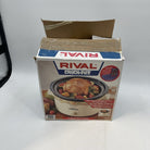 Vintage Rival 5 qt Crock Pot Model 3355 FO Open Box