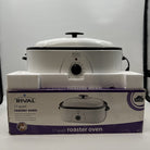 Rival Roaster Oven 17 Quart White RO171  Clean