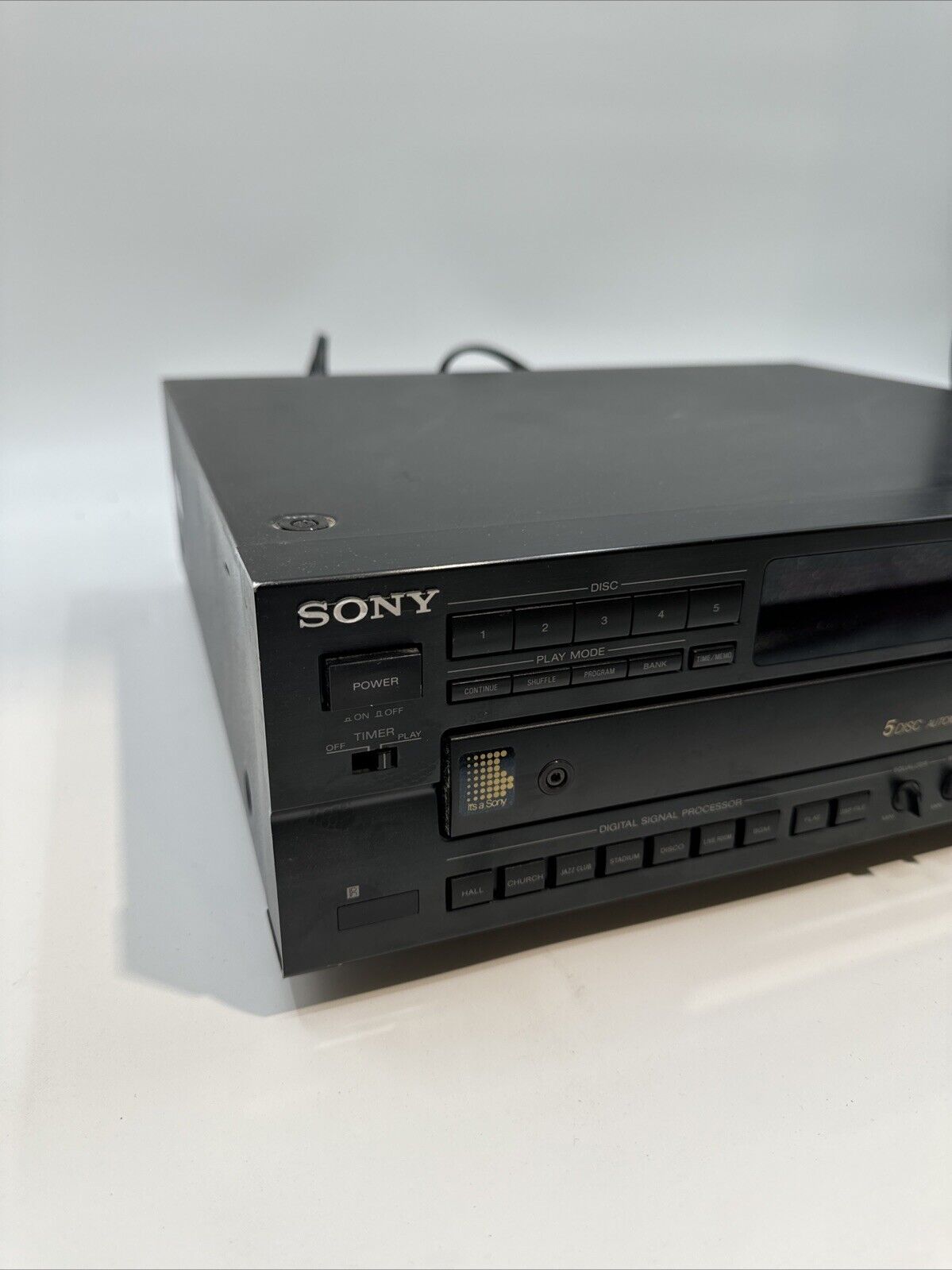 Sony CDP-C77ES  Audiophile CD Changer-No Remote