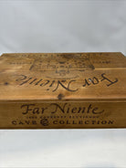 1986 Far Niente Napa Valley Cabernet Sauvignon Wood Wine Crate Case Empty Box