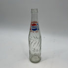 Vintage 1960s-70s Retro Pepsi Cola Glass Bottle 10 Oz Twisted Ribbed