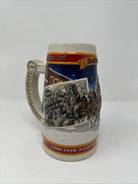 BUDWEISER 1999 CS389 Anheuser-Busch Holiday Stein A Century Of Tradition New