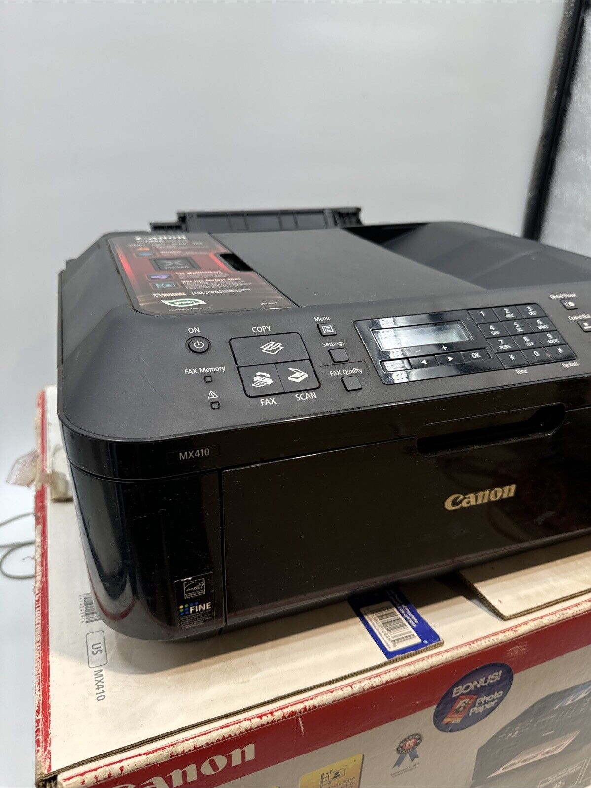 Canon Pixma MX410 All-In-One Wireless Bluetooth Color Inkjet Printer w/ ADF!