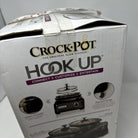 Crock-Pot Hook Up Double 2 1-qt Connectable Oval Units SCCPMD1-CH - NEW SEALED