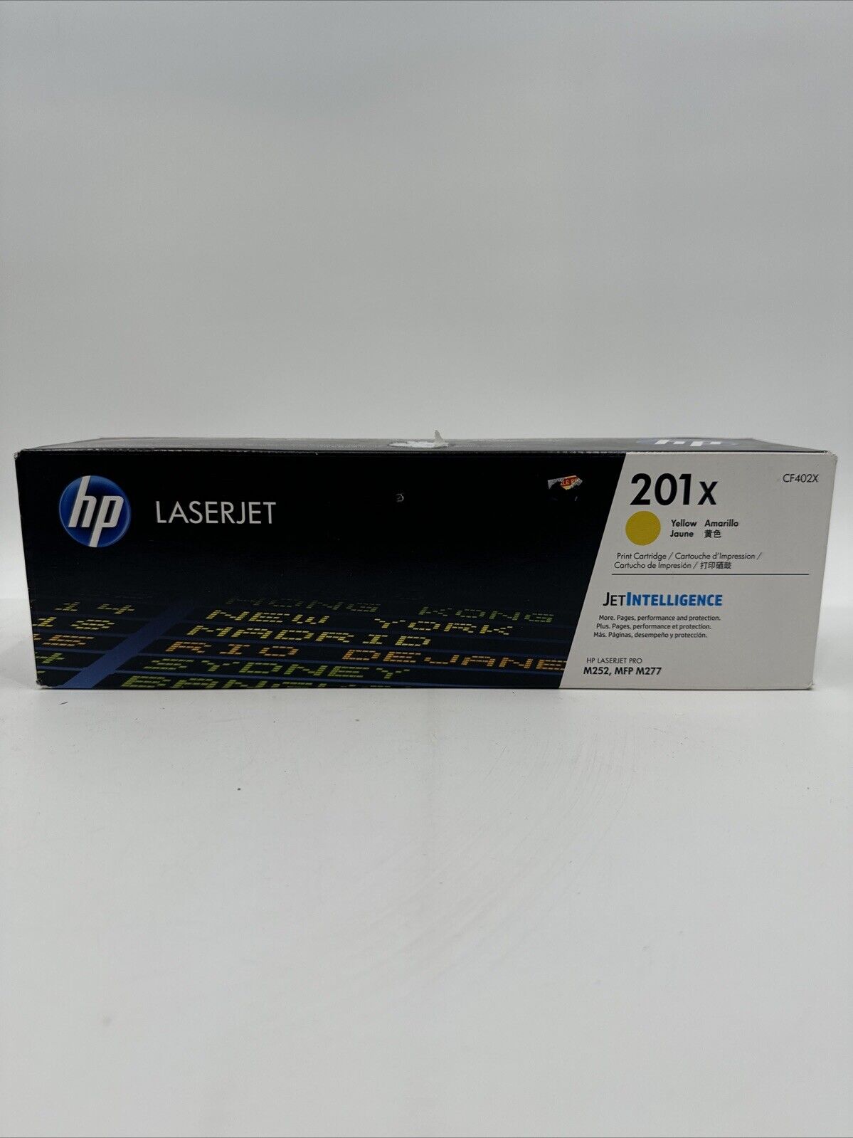 GENUINE HP 201X CF402X YELLOW HIGH YIELD TONER CARTRIDGE LASERJET PRO DRC3-8