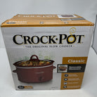 Crockpot 4Qt Small Manual Slow Cooker & Warmer with Stoneware - NEW