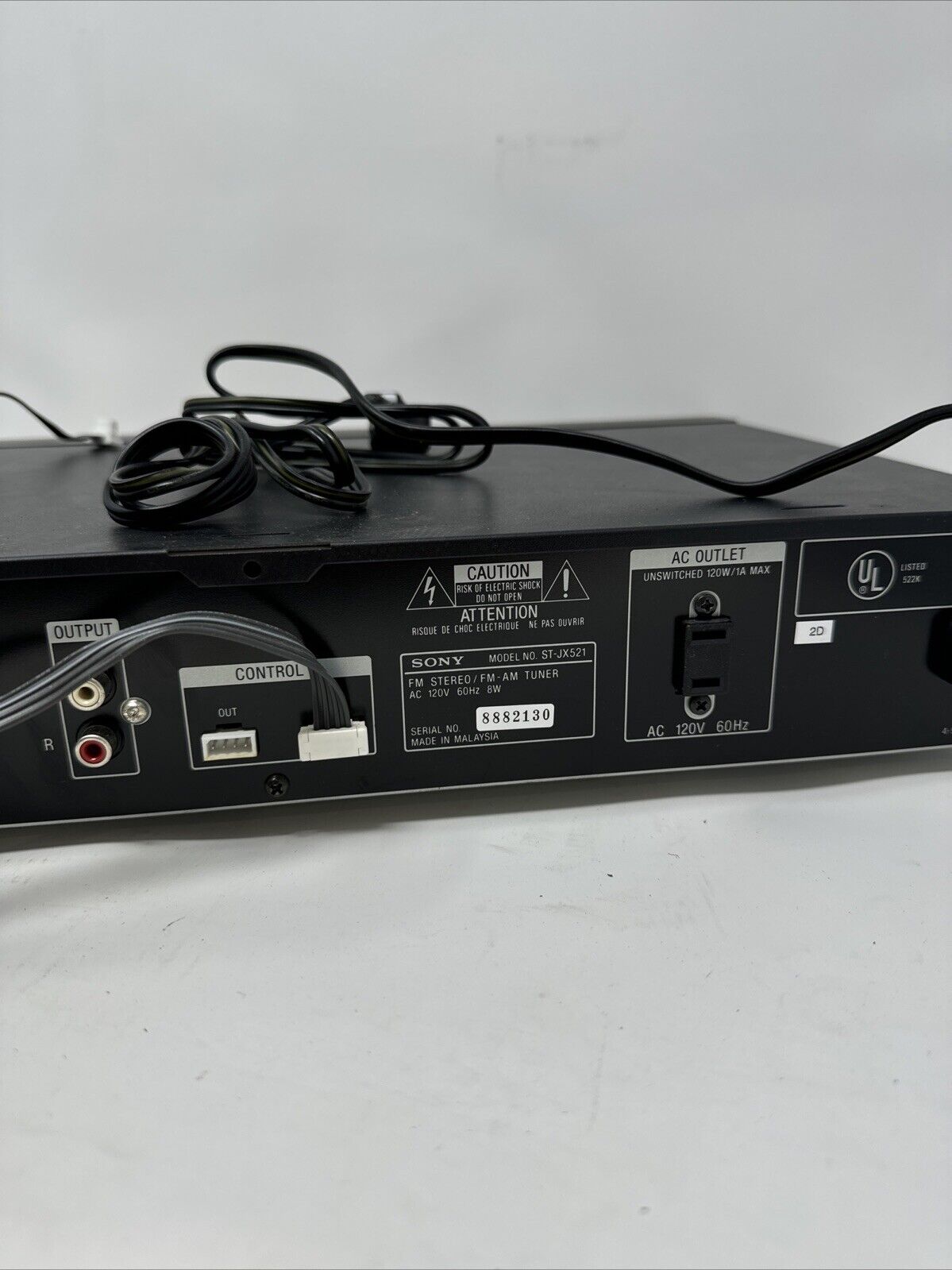SONY FM-AM Stereo Tuner Fully Functional Vintage 90s Audio