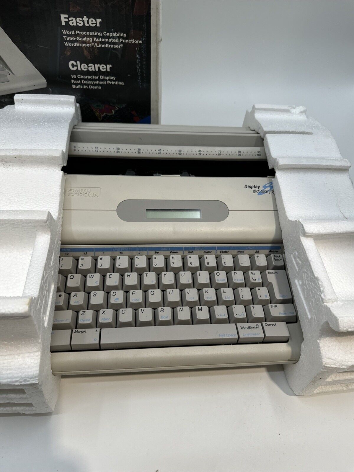 Smith Corona Display 800 Dictionary Typewriter With Box Manual Ribbon