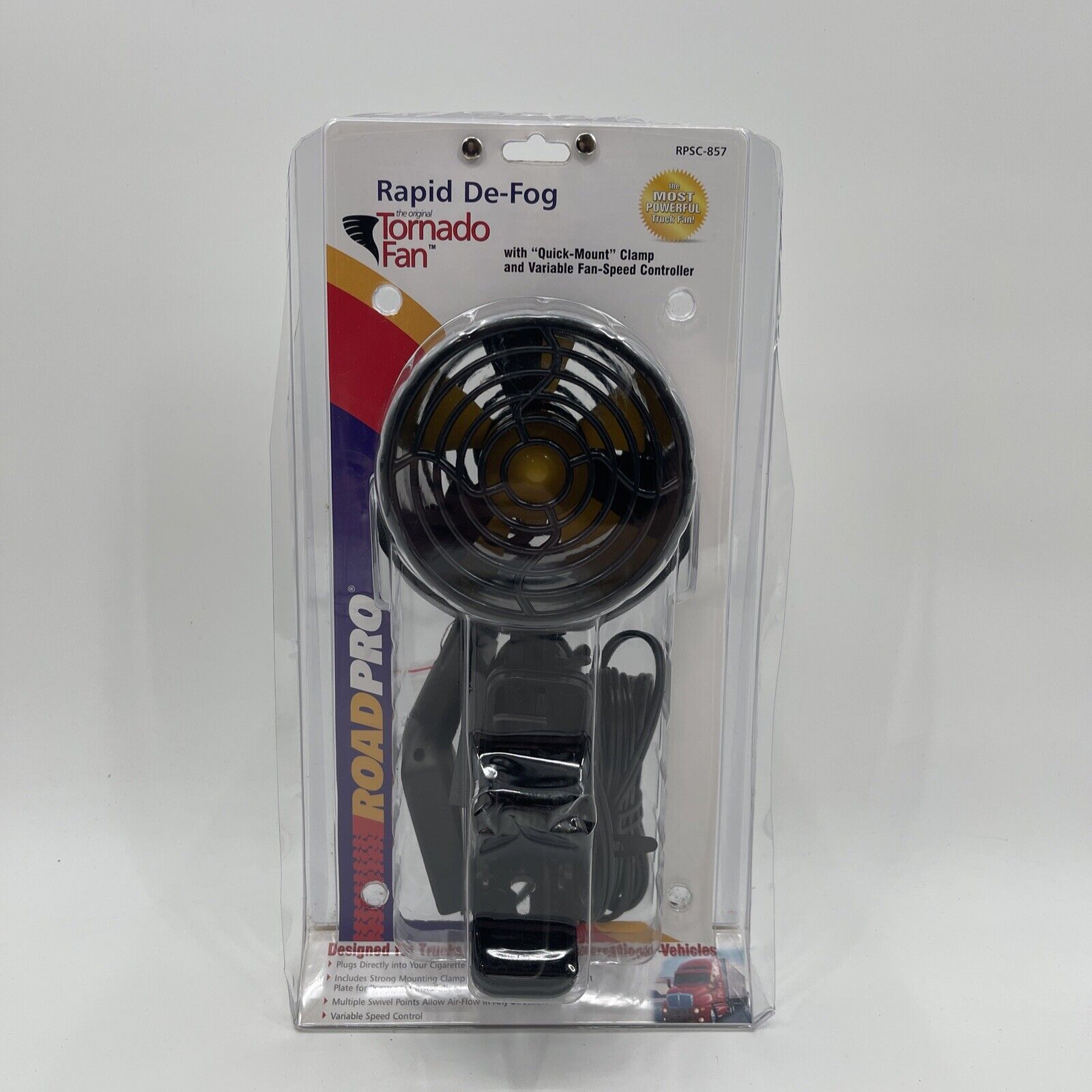 Roadpro RPSC-857 Car Fan,Tornado,12V