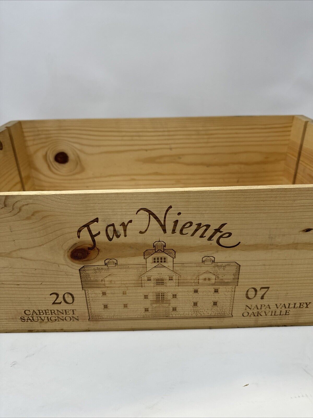 Wood Wine Box Far Niente 