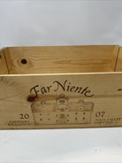 Wood Wine Box Far Niente 