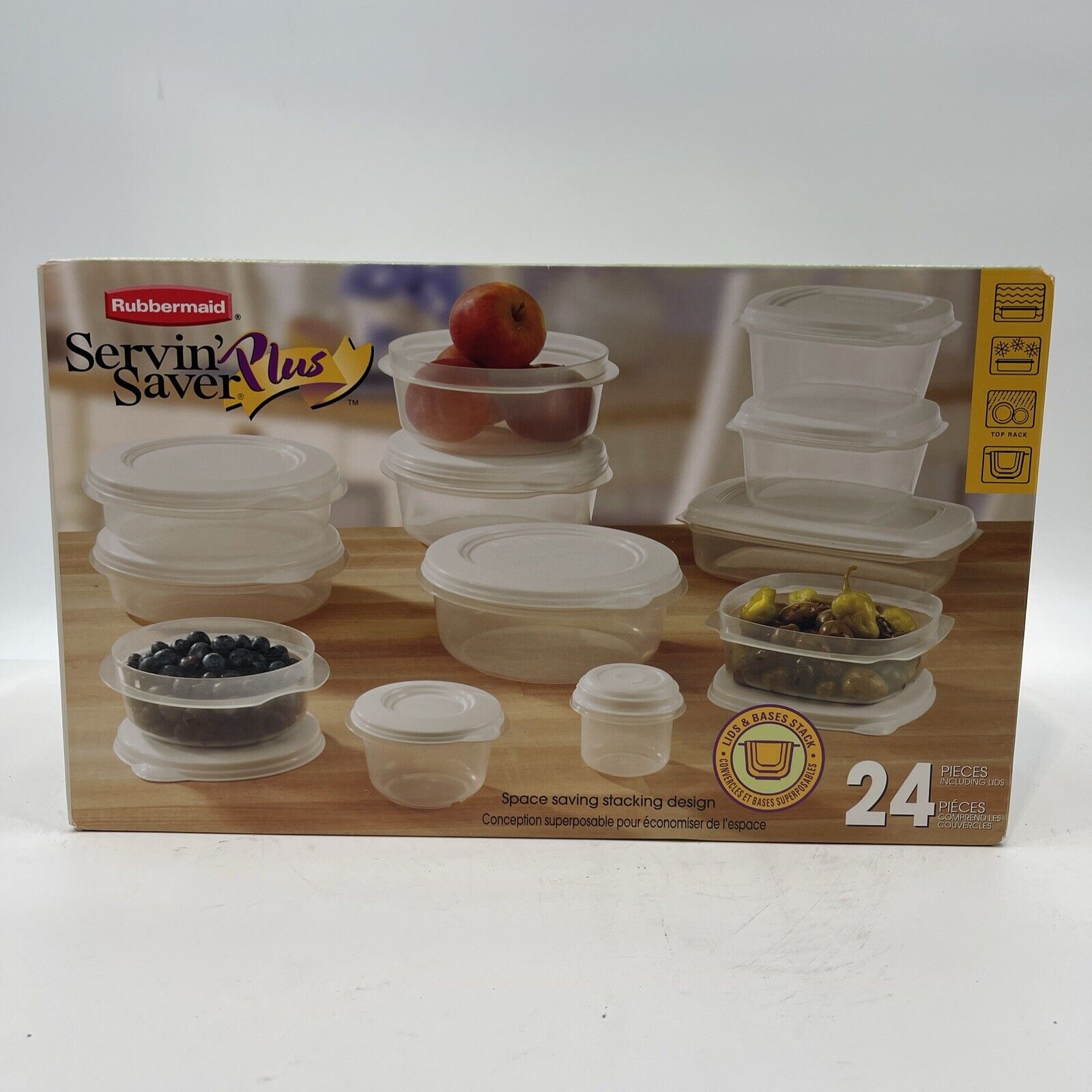 Rubbermaid Servin Saver Starter Set 24pcs New In Box