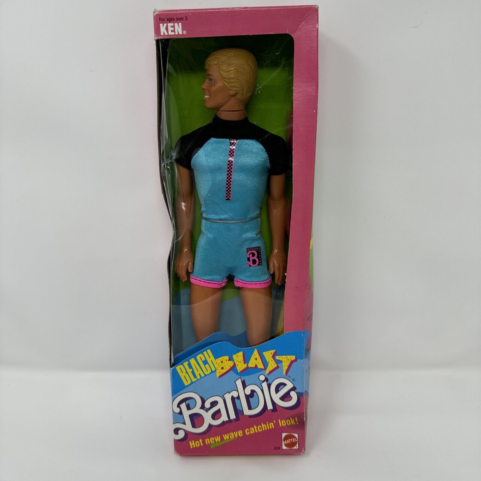 Beach Blast Ken Doll #3238 Sealed Vintage 1988