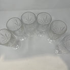 Set of 6 Godinger Shannon Dublin Crystal Iced Tea Glasses 14 oz. Goblets EUC