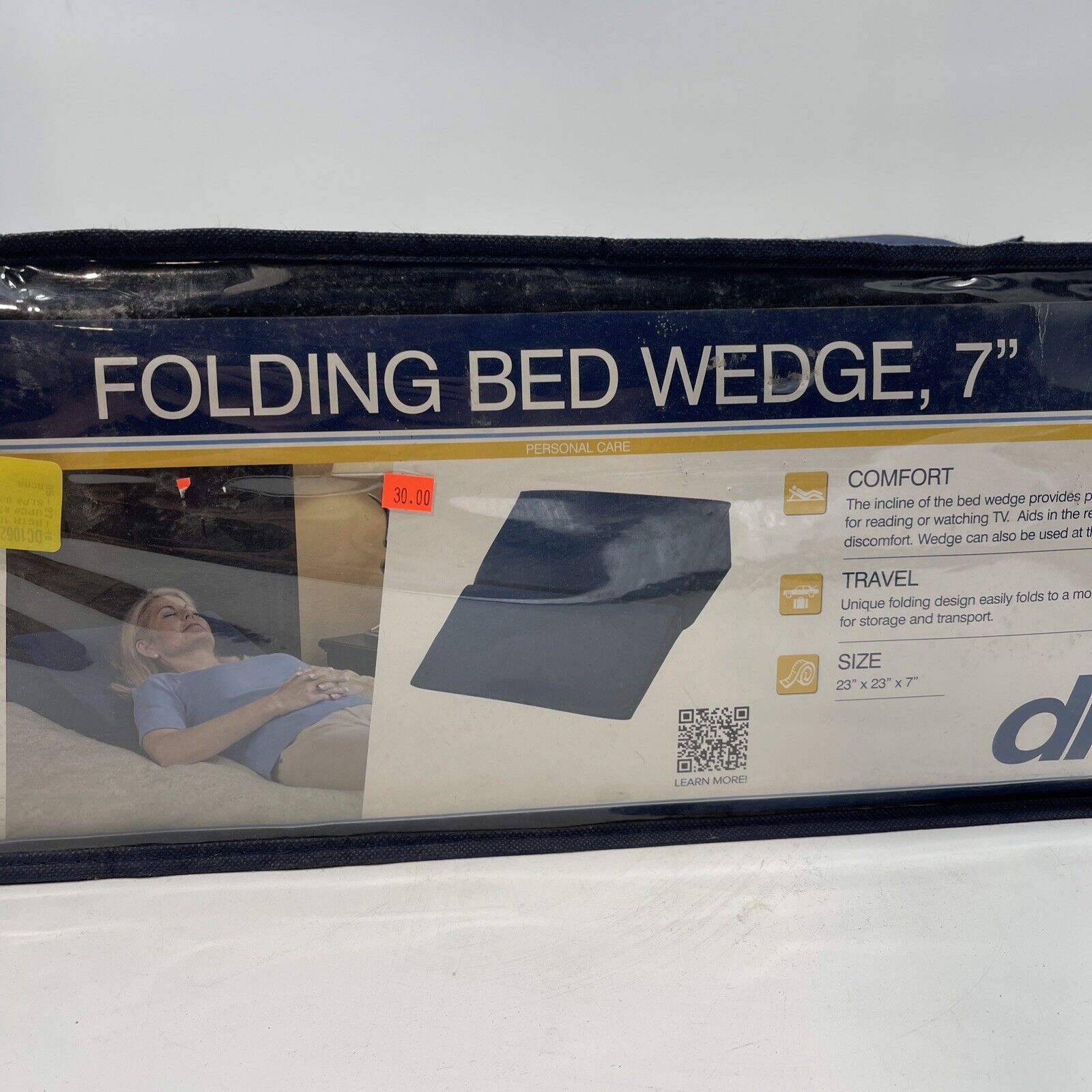 Drive Medical RTL3825 Folding Bed Wedge, 7”