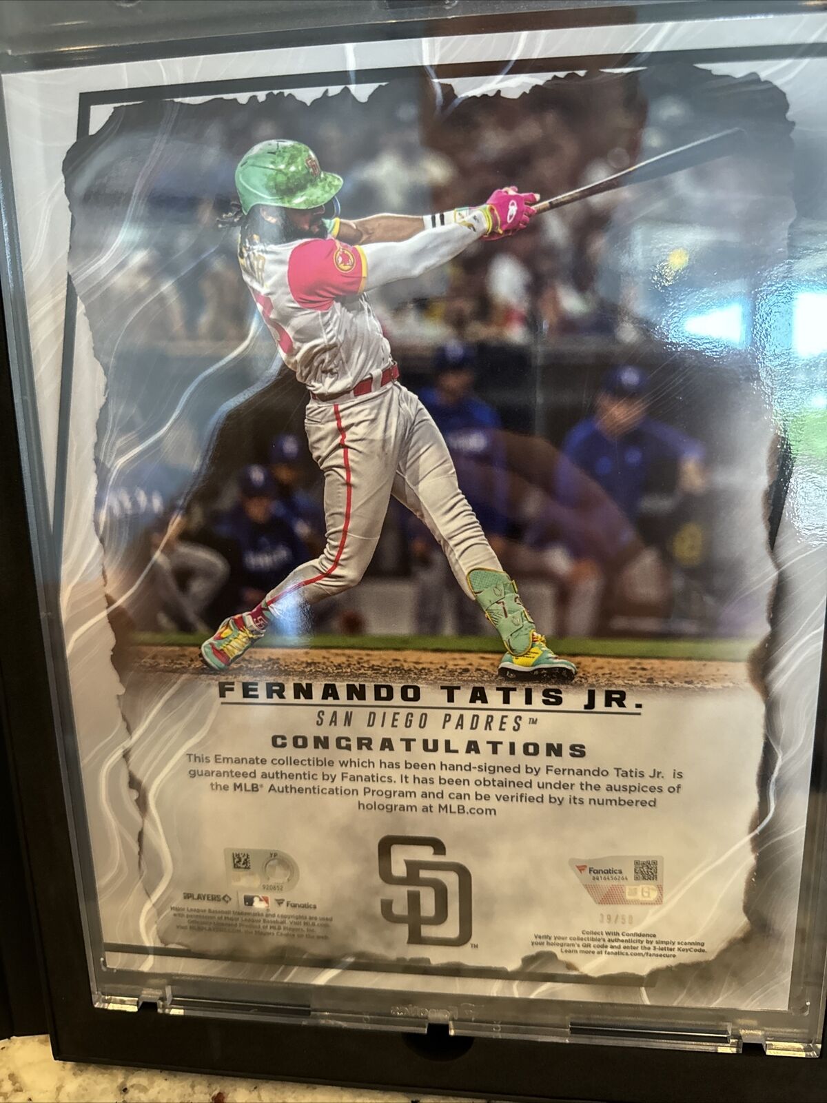 2024 Fanatics Underwraps Emanate Fernando Tatis Jr /50