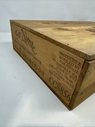 1993 Far Niente Napa Valley Cabernet Sauvignon Wood Wine Crate Case Empty Box