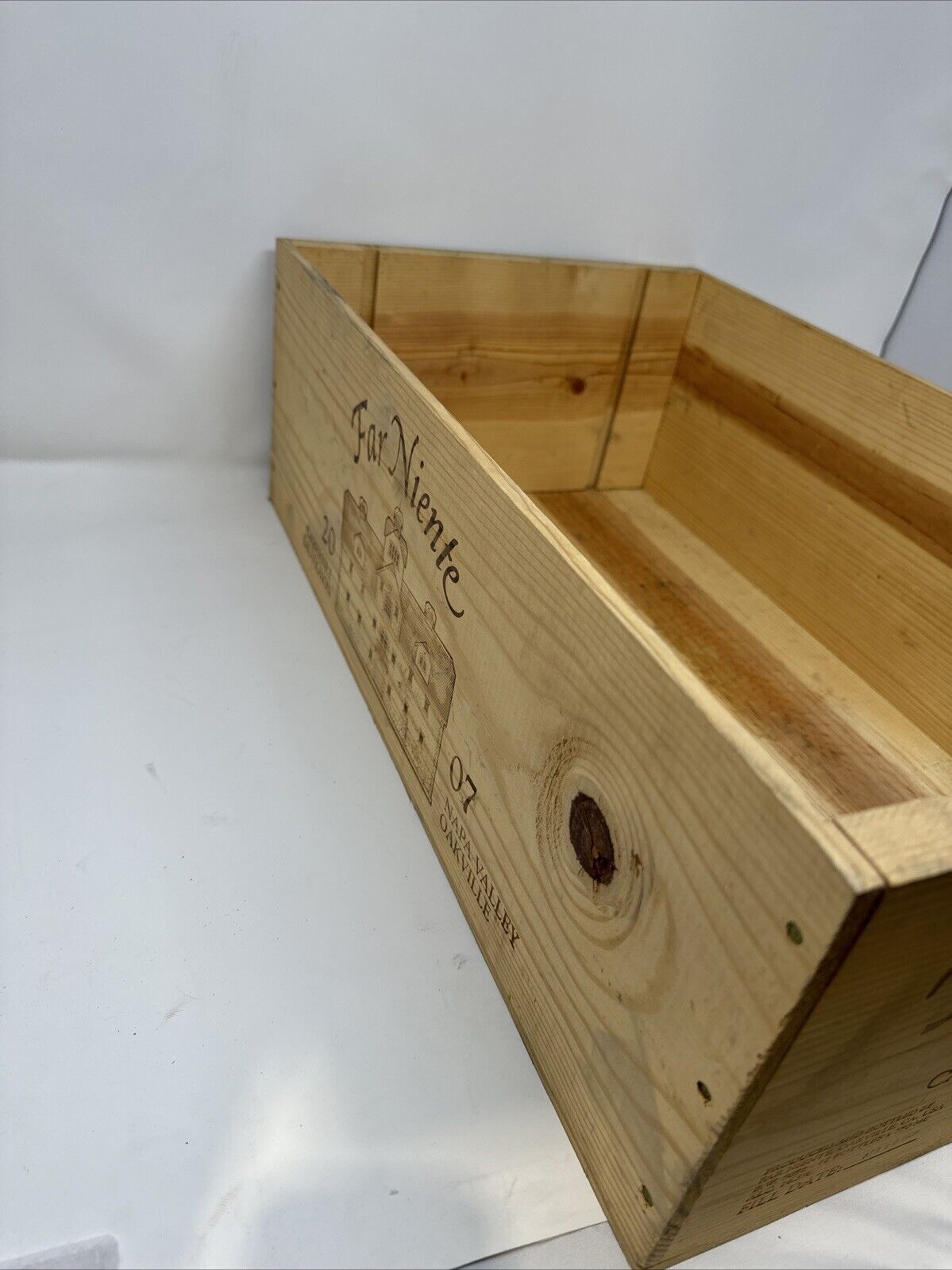 Wood Wine Box Far Niente 