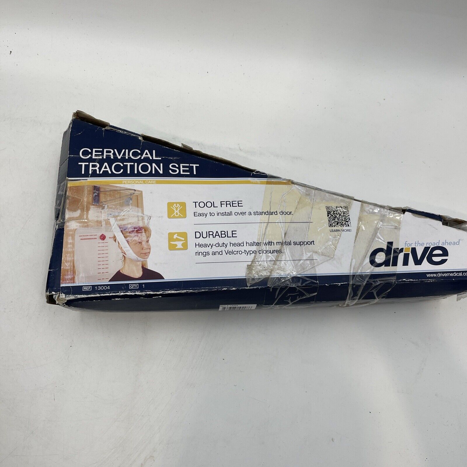 Drive Medical 13004 Over Door Cervical Traction Set - White