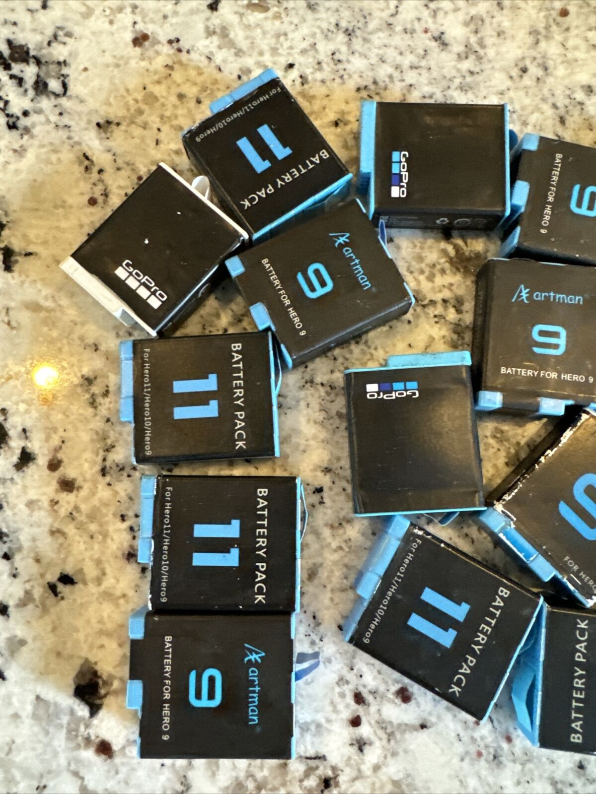 Lot of 18 GoPro ADBAT-001 Rechargeable Battery HERO9 HERO10 HERO11 HERO12