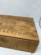 1986 Far Niente Napa Valley Cabernet Sauvignon Wood Wine Crate Case Empty Box