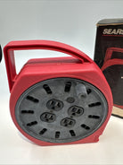 SEARS 25' Retractable Extension and Recepticle Multiplug Cord Reel