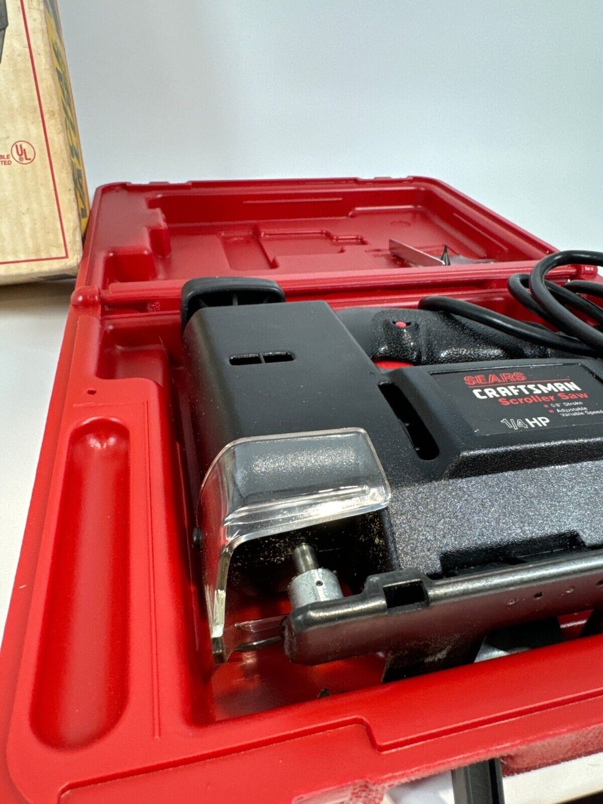 Vintage Sears Craftsman USA Auto Scroller Saw 120-V Model WITH BOX & Cord