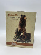 Classic Treasures Collectible Brown Bear Sculpture