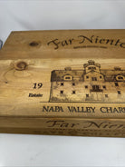 1993 Far Niente Napa Valley Cabernet Sauvignon Wood Wine Crate Case Empty Box