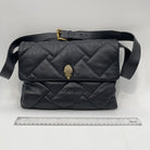 KURT GEIGER Leather Kensington Bag BLACK