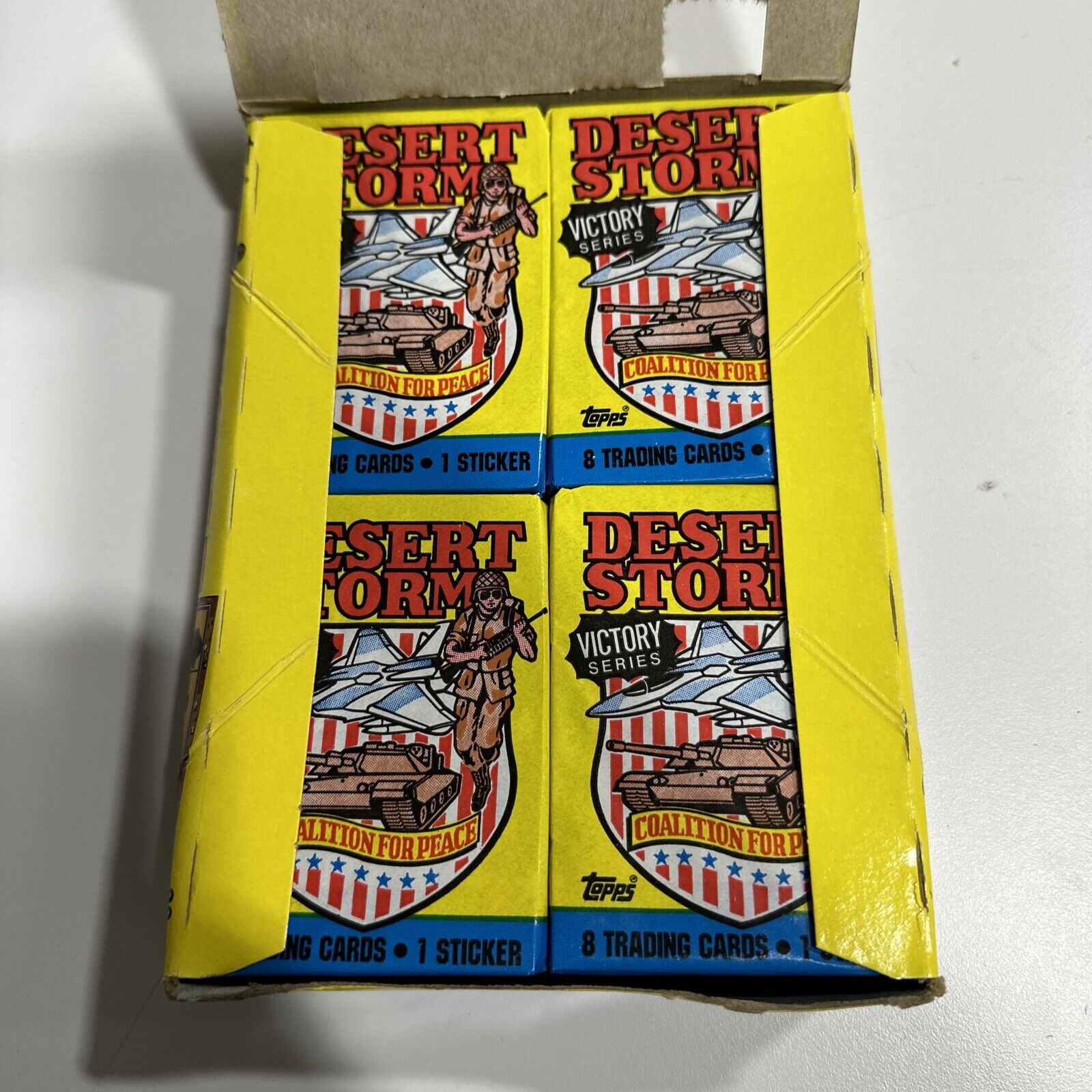 1991 Topps Desert Storm Trading Card 36ct Full Box Unopened Cards Victory Series