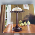 Home Trends Victorian Table Lamp Decor Glass Shade NEW