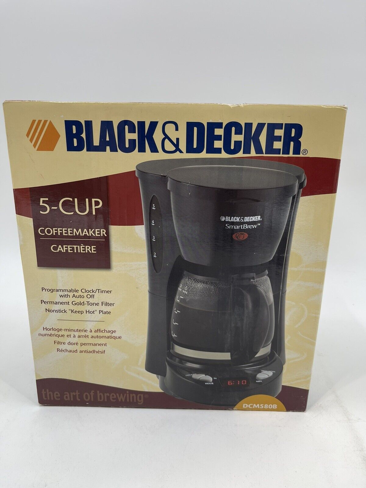 Black & Decker SmartBrew DCM580B 5 Cup Coffee Maker