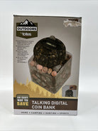 Totes - CAMO DIGITAL COIN BANK w/Sound! Adds & Deducts! - NIB